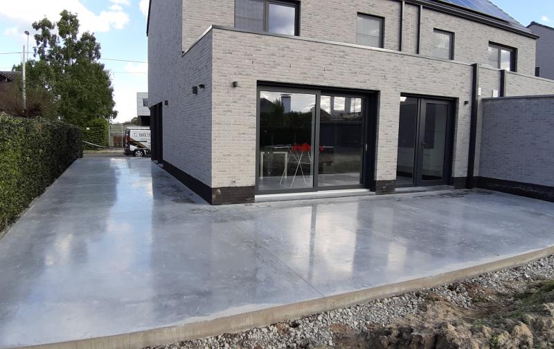 Oprit En Terras Polybeton Grijs | Davo Projects